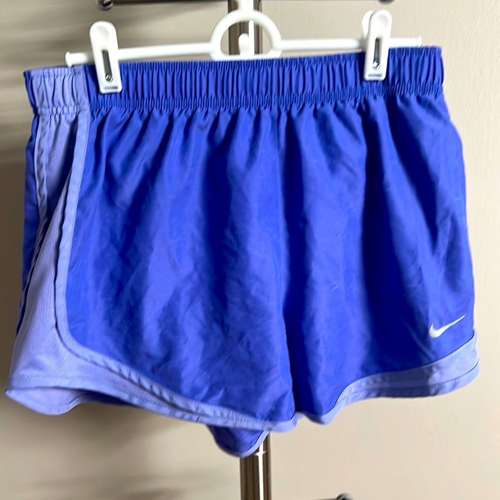 Nike dri fit blue shorts
